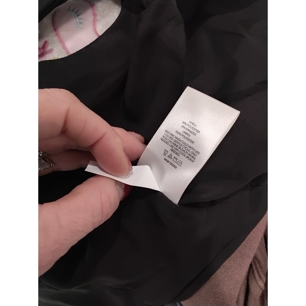 NWT EXPRESS EDITOR Black Button Front Tailored Dr… - image 6